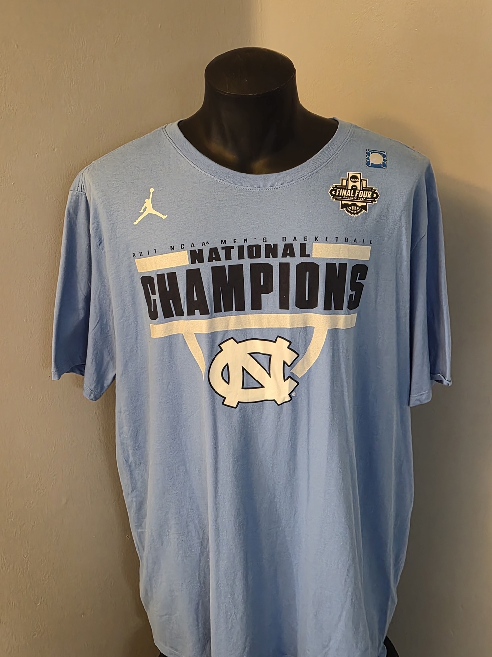 NCAA Light Blue 'National Champions' Men's Tee